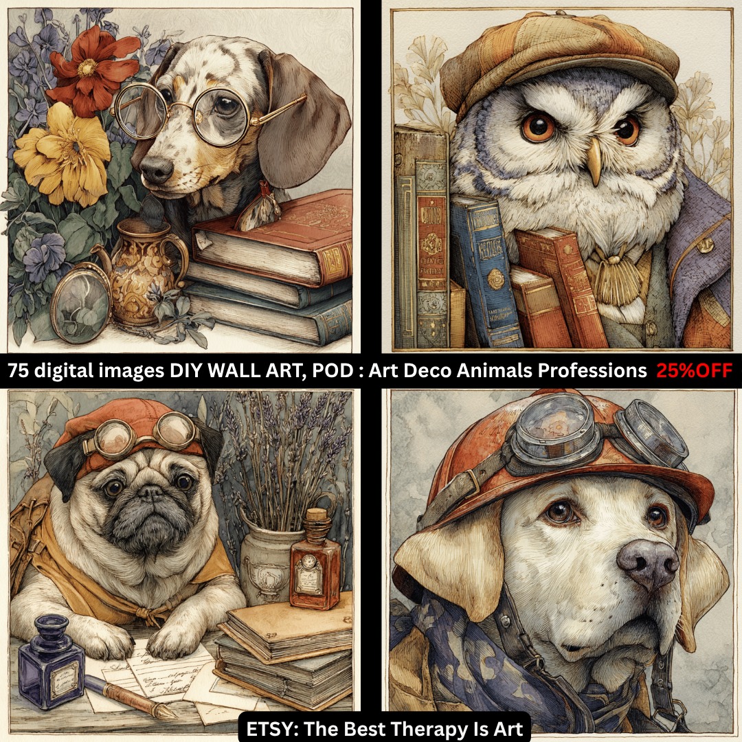 To go to this artwork in my ETSY store: The Best Therapy Is Art: pop the link be...
