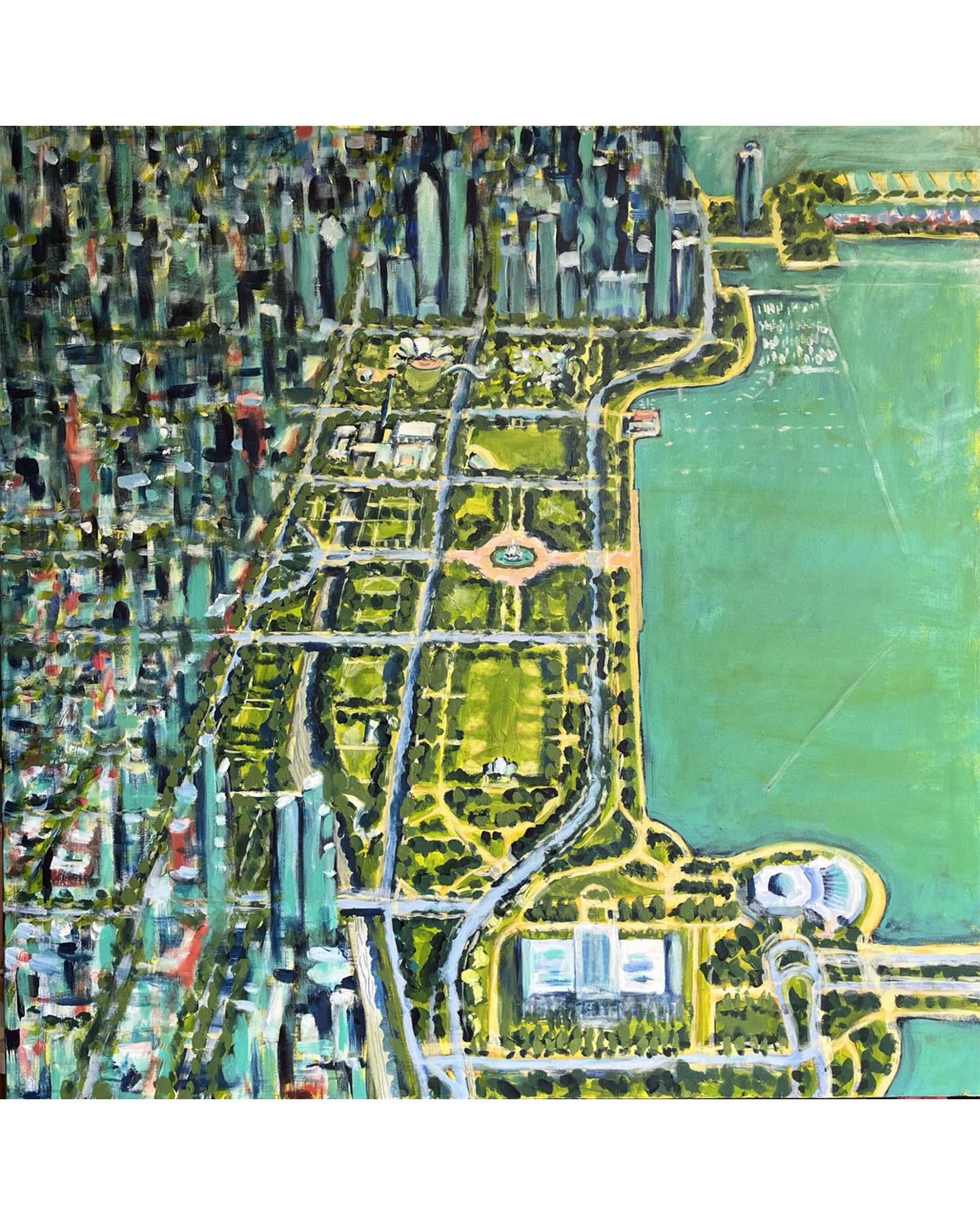 Part of my “Urbs in Horto - City in a Garden Chicago" series. Exhibited at the O...