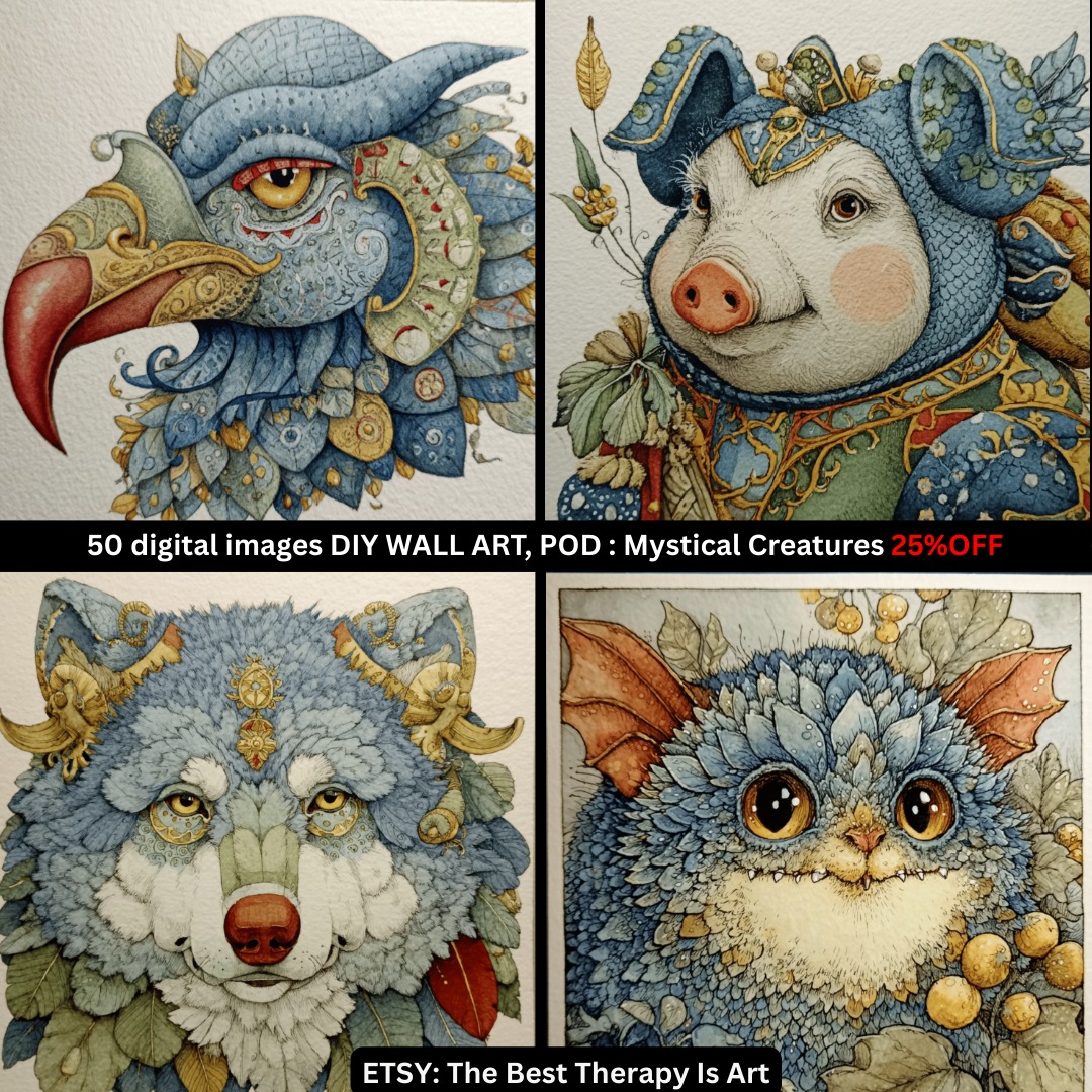 To go to this artwork in my ETSY store: The Best Therapy Is Art: pop the link be...