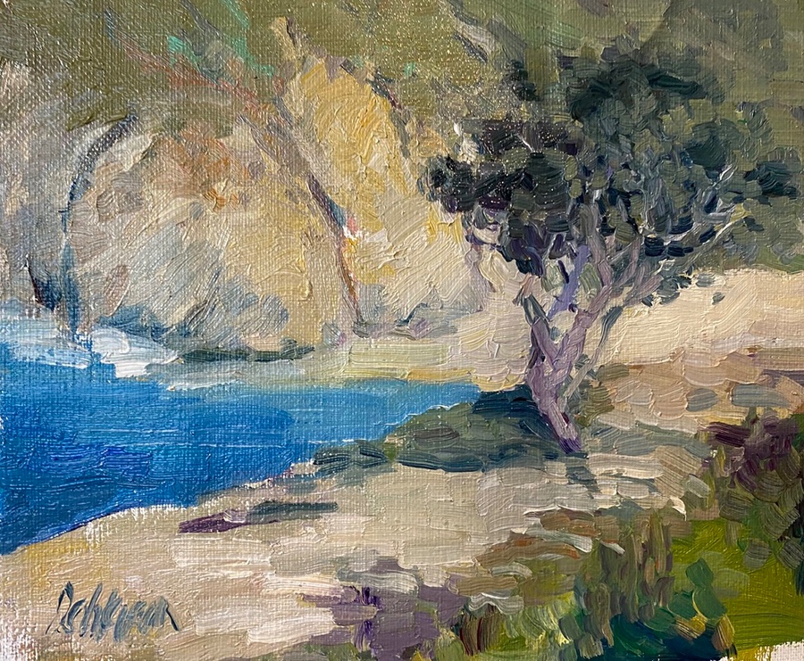 This painting was accepted into the Santa Cruz Landscape 2025 paintings chosen f...