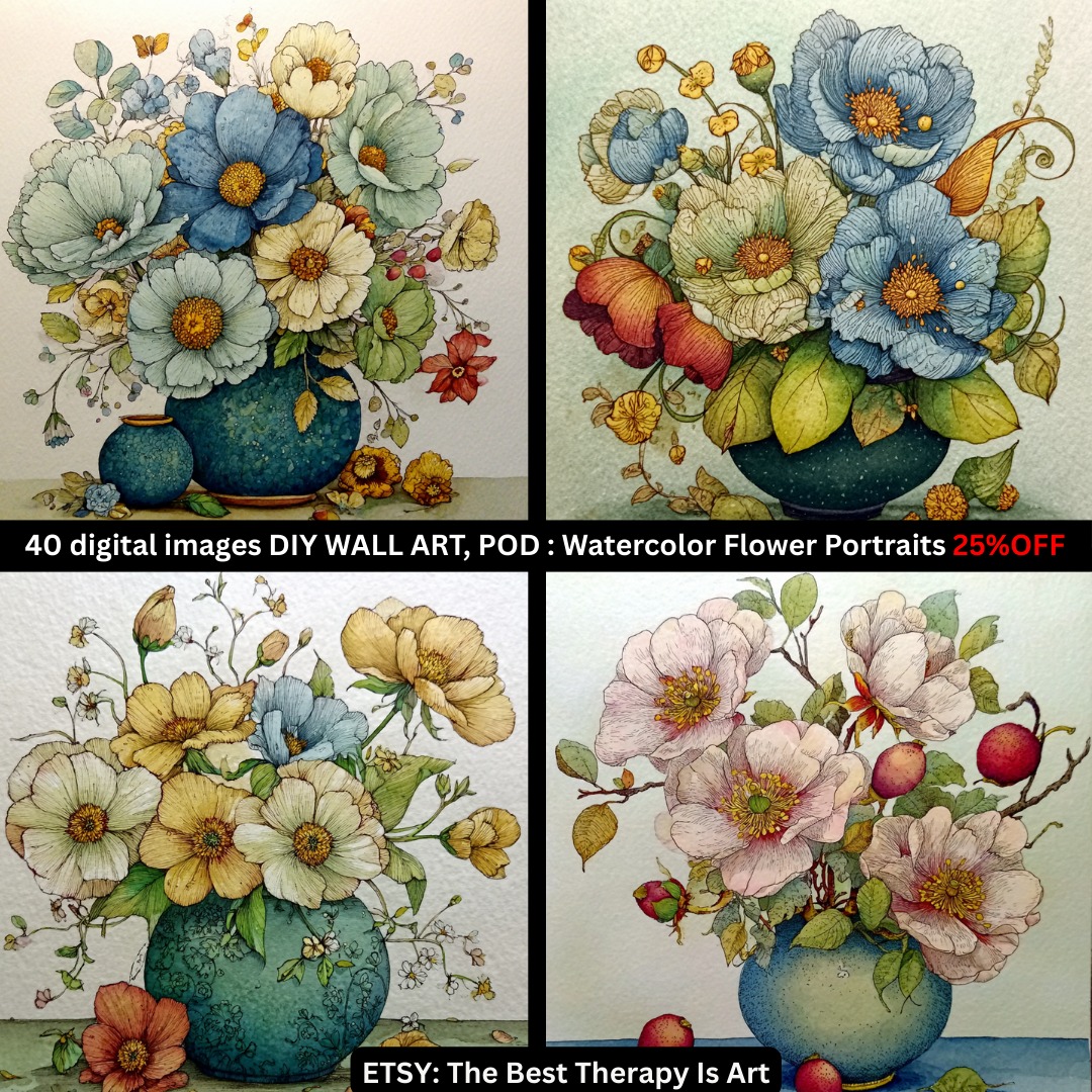 To go to this artwork in my ETSY store: The Best Therapy Is Art: pop the link be...