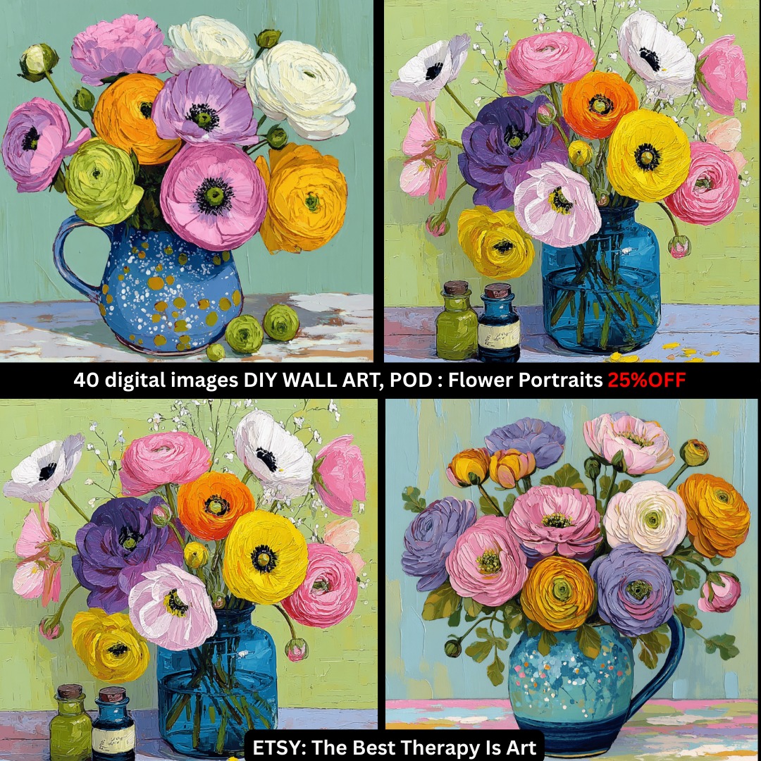 To go to this artwork in my ETSY store: The Best Therapy Is Art: pop the link be...