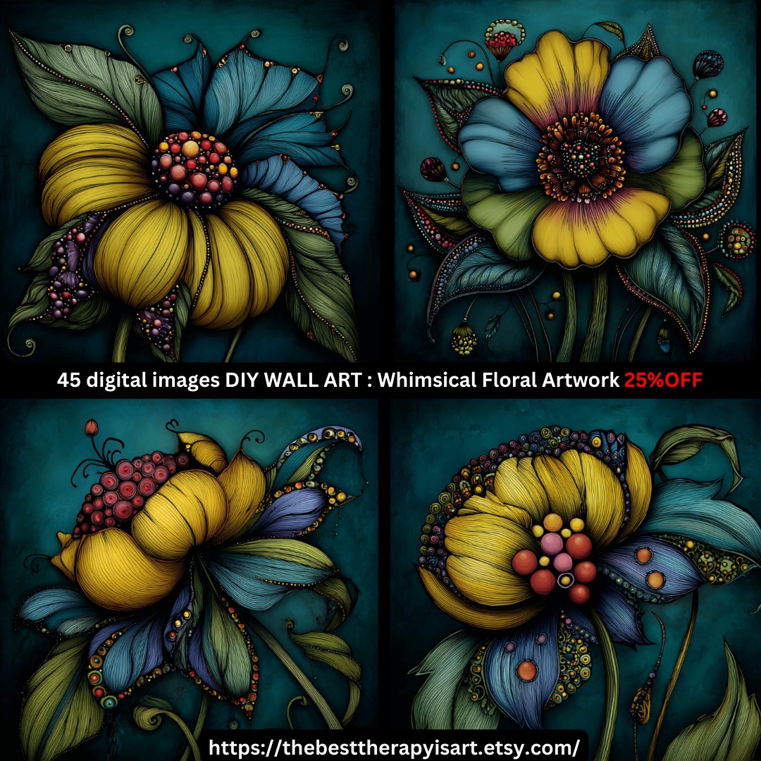 To go to this artwork in my ETSY store: The Best Therapy Is Art: pop the link be...