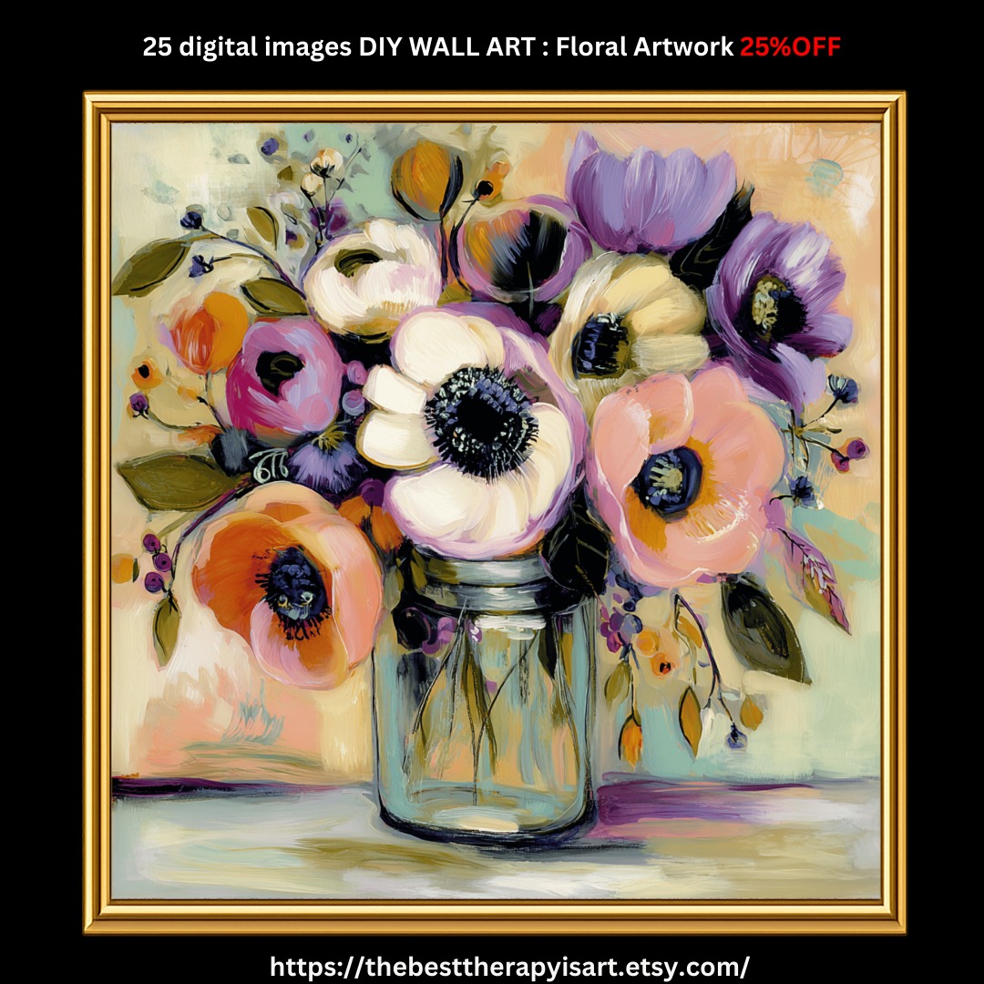 To go to this artwork in my ETSY store: The Best Therapy Is Art: pop the link be...