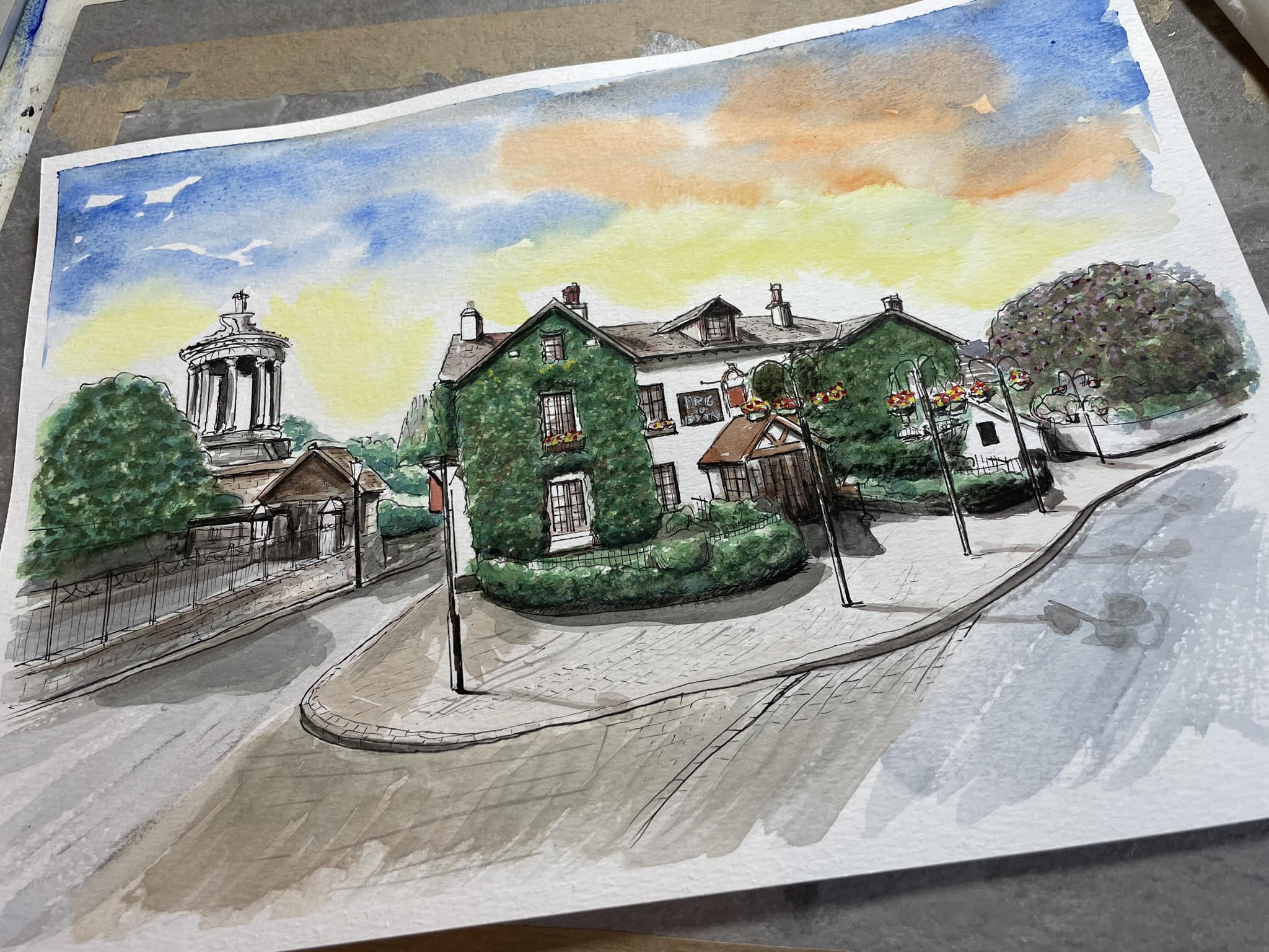 Just finished a wee pic for a Friday afternoon. Anyone recognise this gaff?