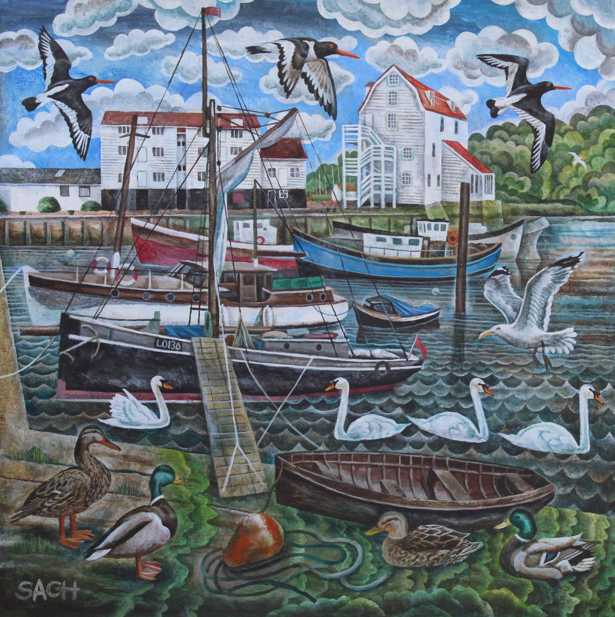 Woodbridge Tide Mill, Suffolk.
Limited edition of 100.
