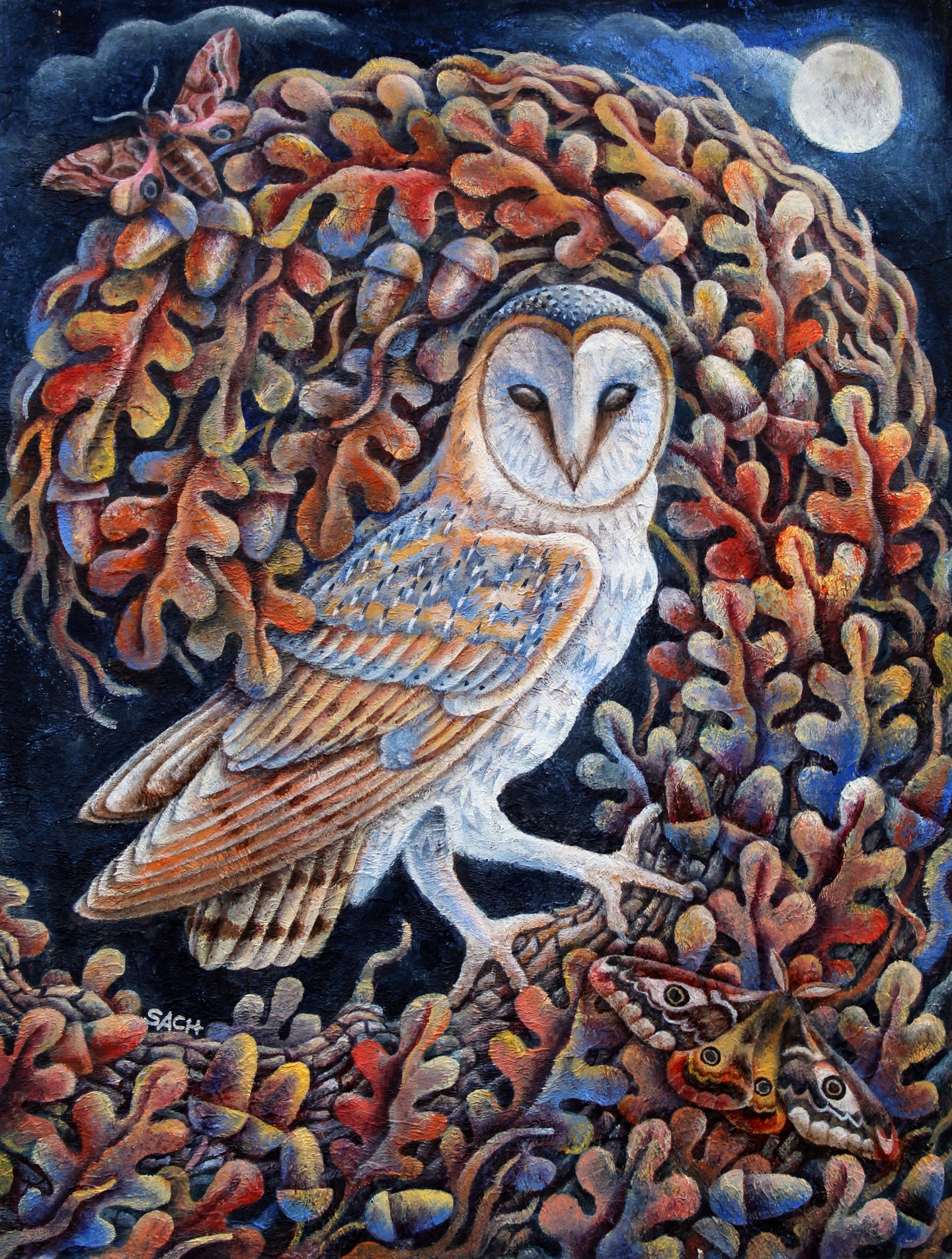 Barn Owl. 
Open edition Giclee Print.