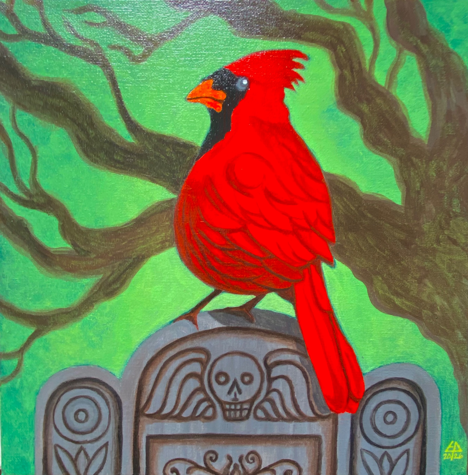 Acrylic painting on canvas