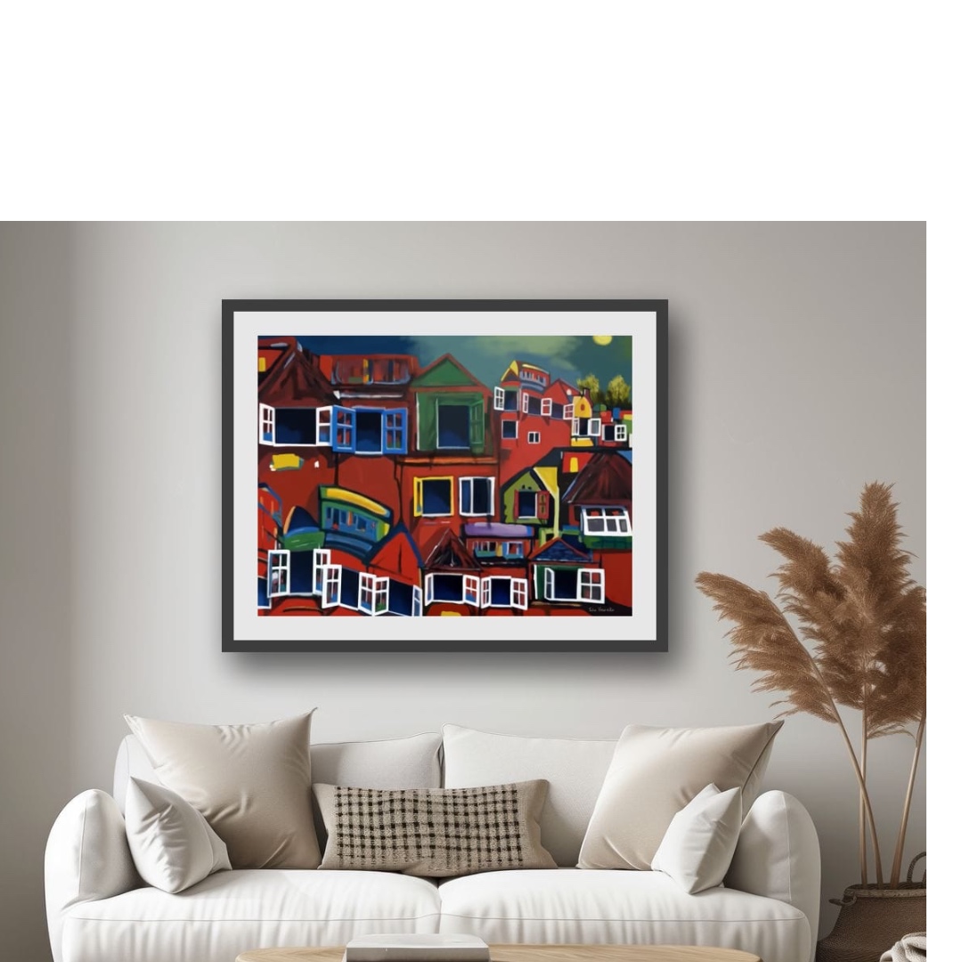 I titled this one "Open Windows" because I wanted to portray a neighborhood wher...