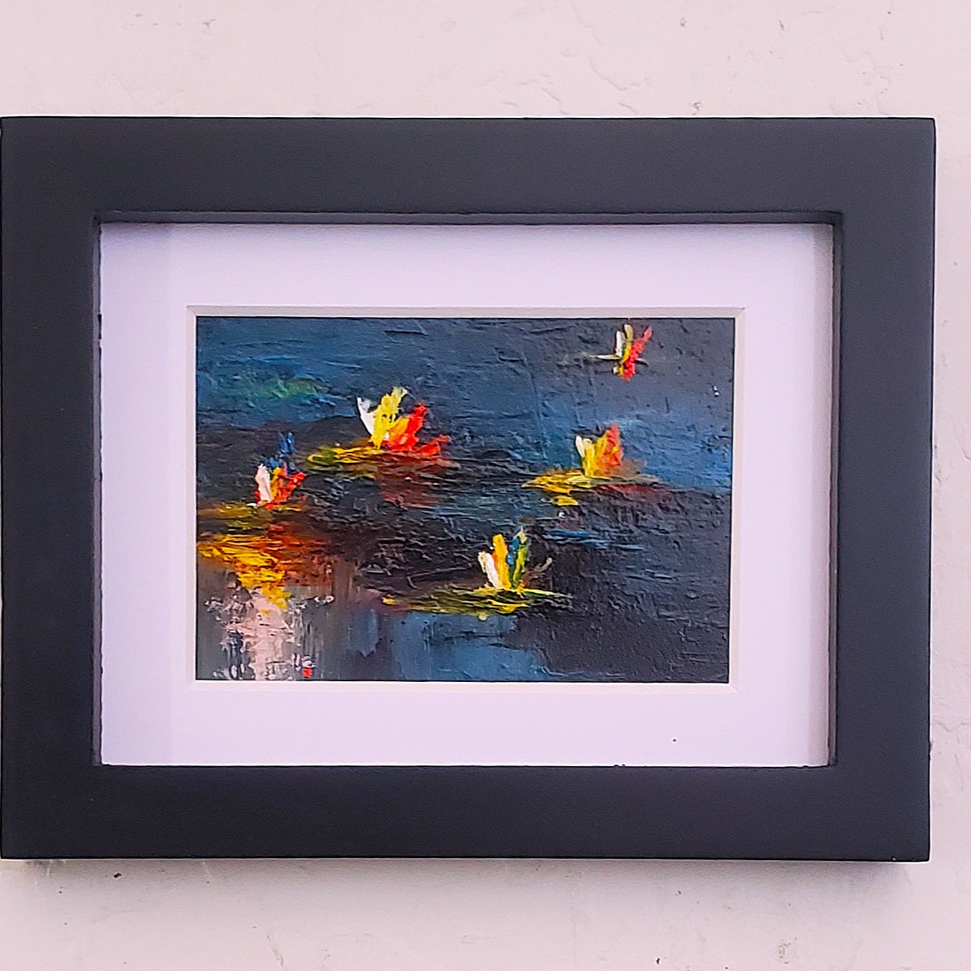Midnight Blooms 2x3 inch oil matted to 3x4 inches.
Available at The Ian Russell...