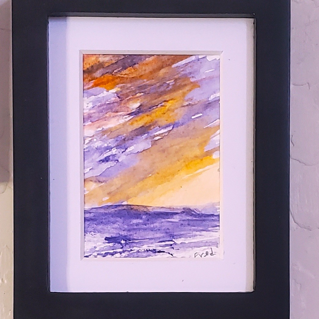 Painted Sky and Tender Moments are today's mini watercolors in my Impressions Co...