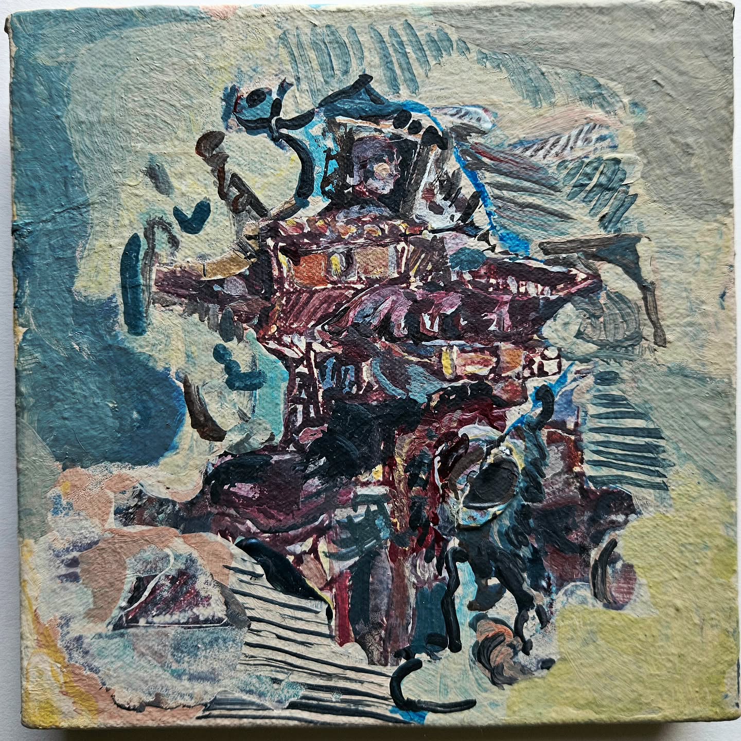 Headliner
Acrylic on canvas
#stacking #piling #painting