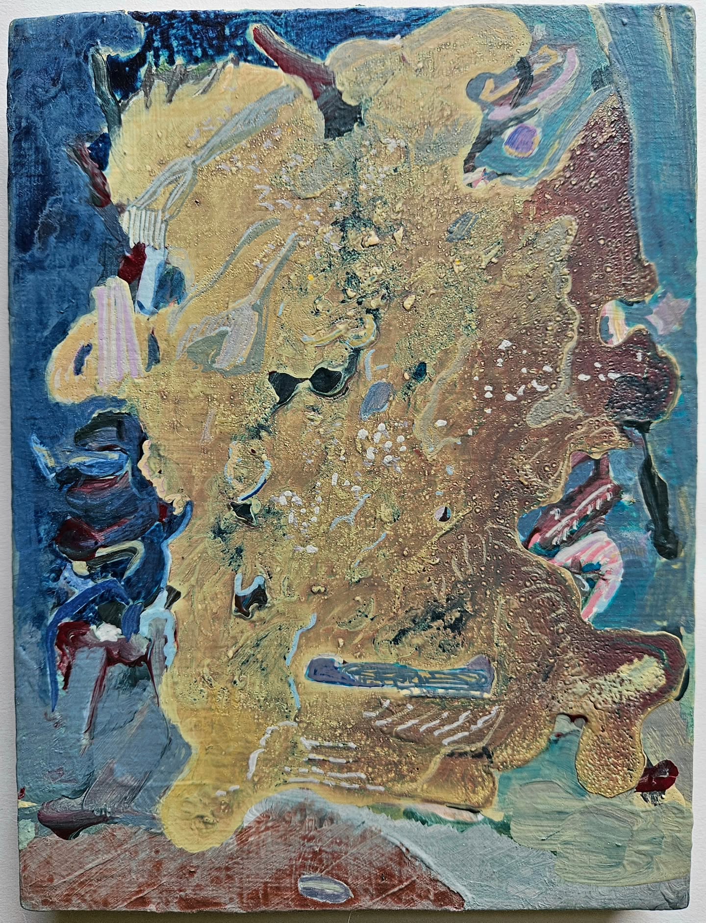 Sun Stroke
Acrylic on cradled board.

#melting #sunstroke #fluids #painting