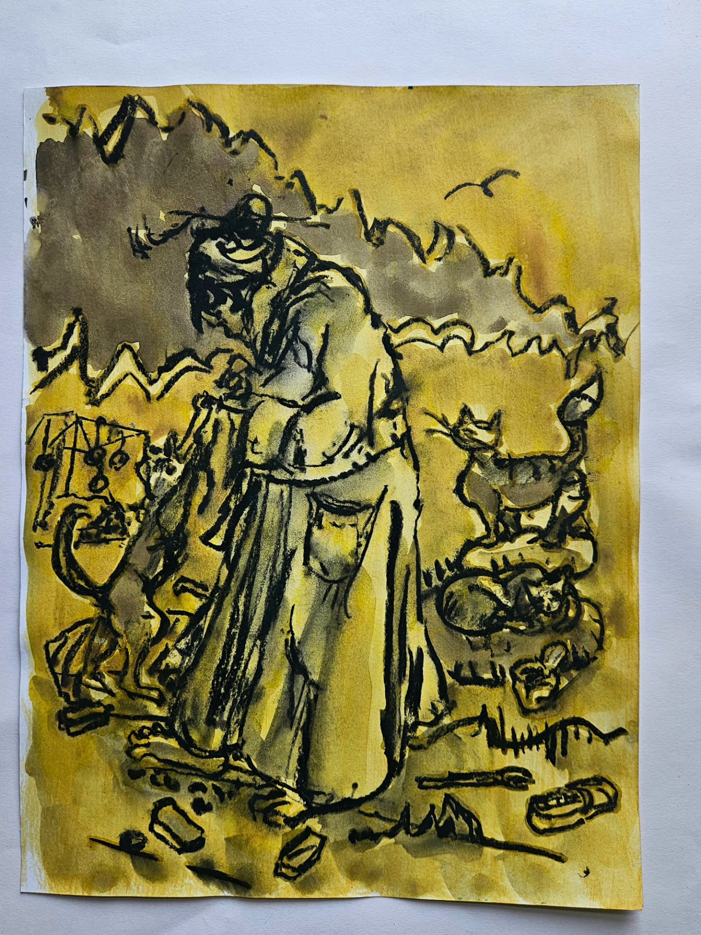 Fray

#acrylic #charcoal  #art #cats #tear