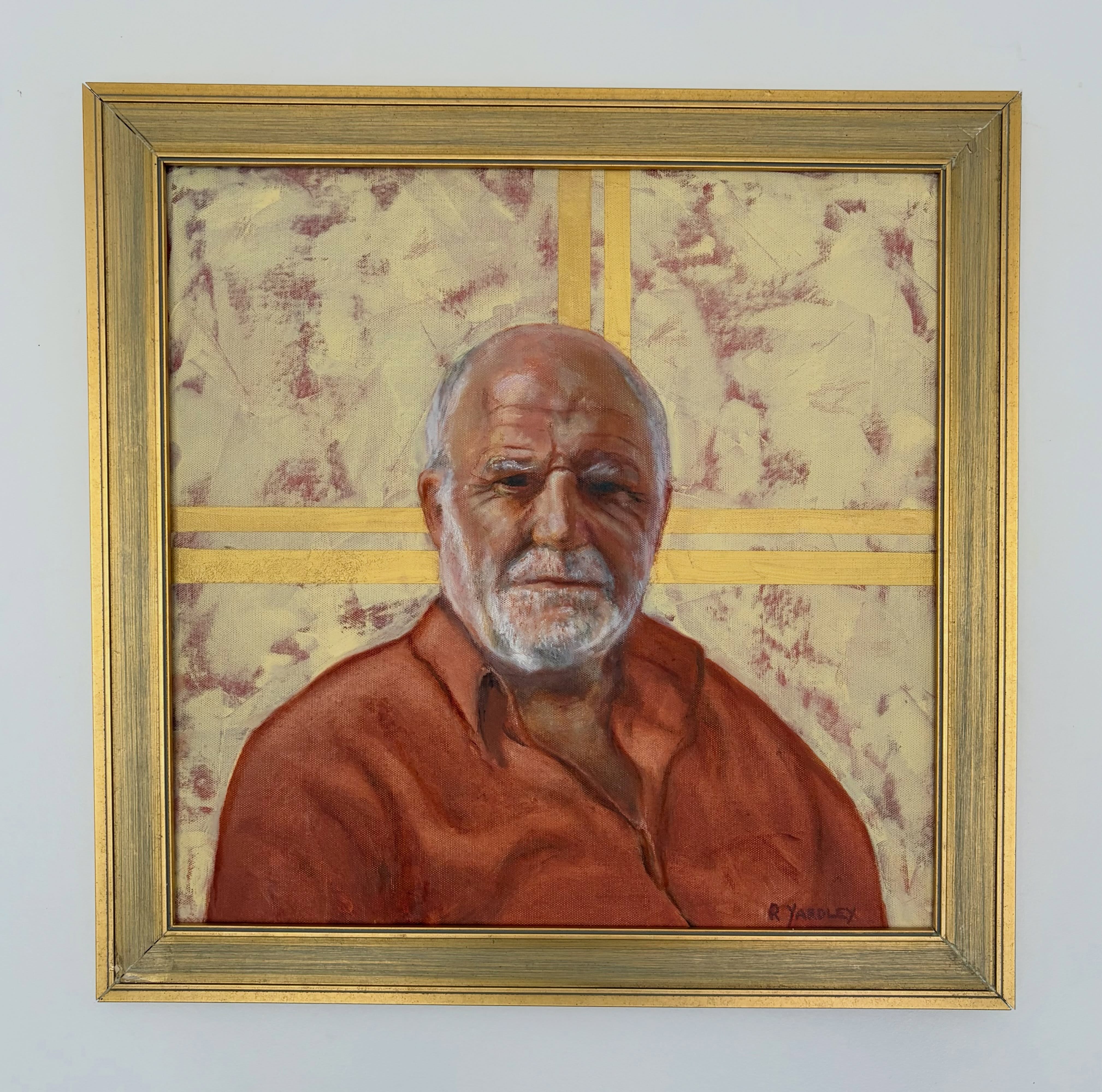 Self portrait.  Commissions welcome.  Framing by arrangement at near cost.
