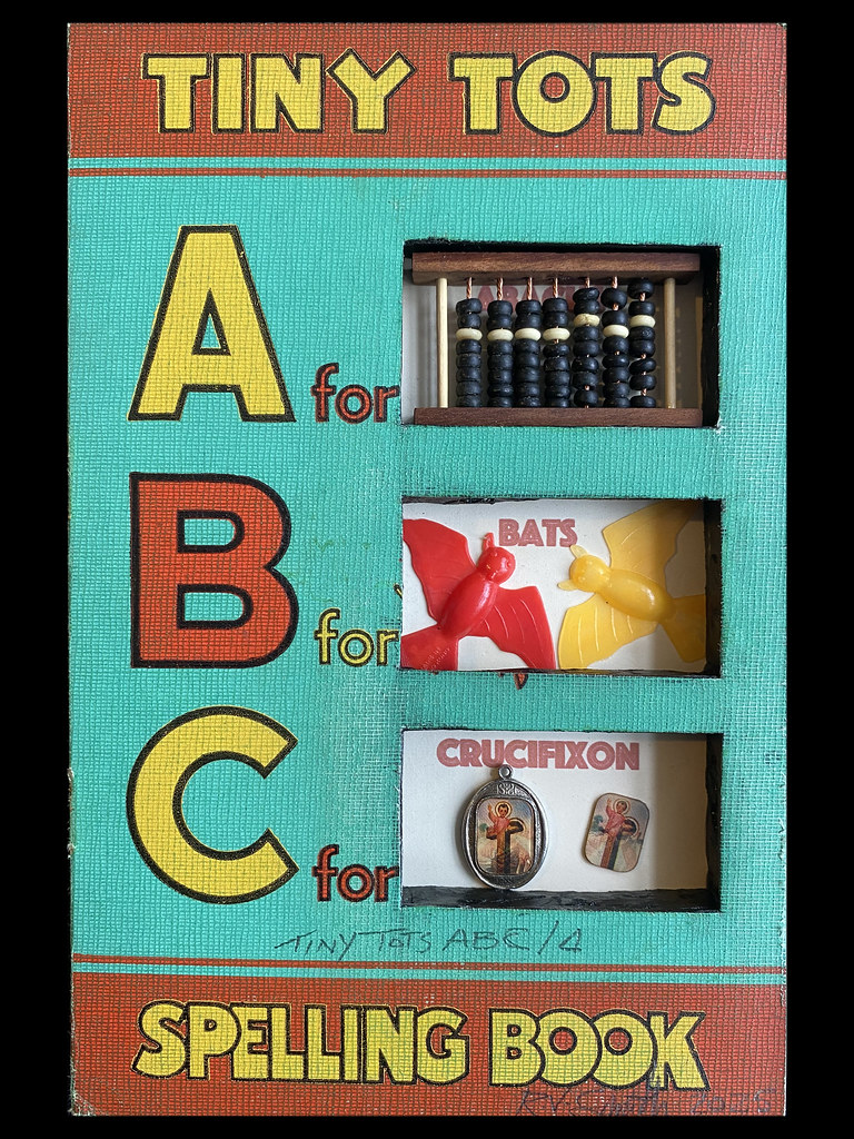 Vintage Hardback Book +
Home-made Miniature Abacus +
Plastic Toy Bats +
Vinta...