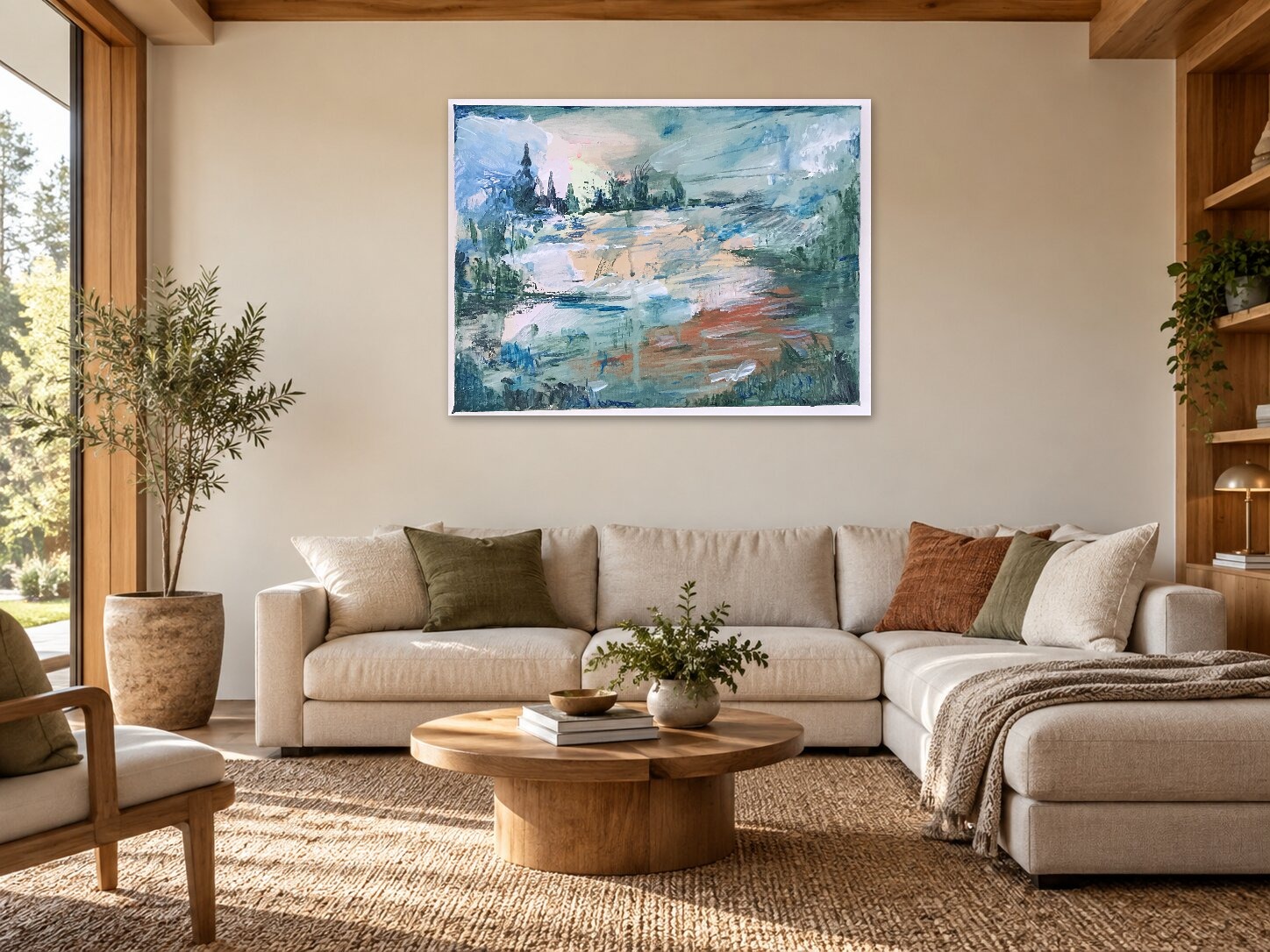 A small imaginary landscape, is it heaven ? 🤔       # smallcanvas