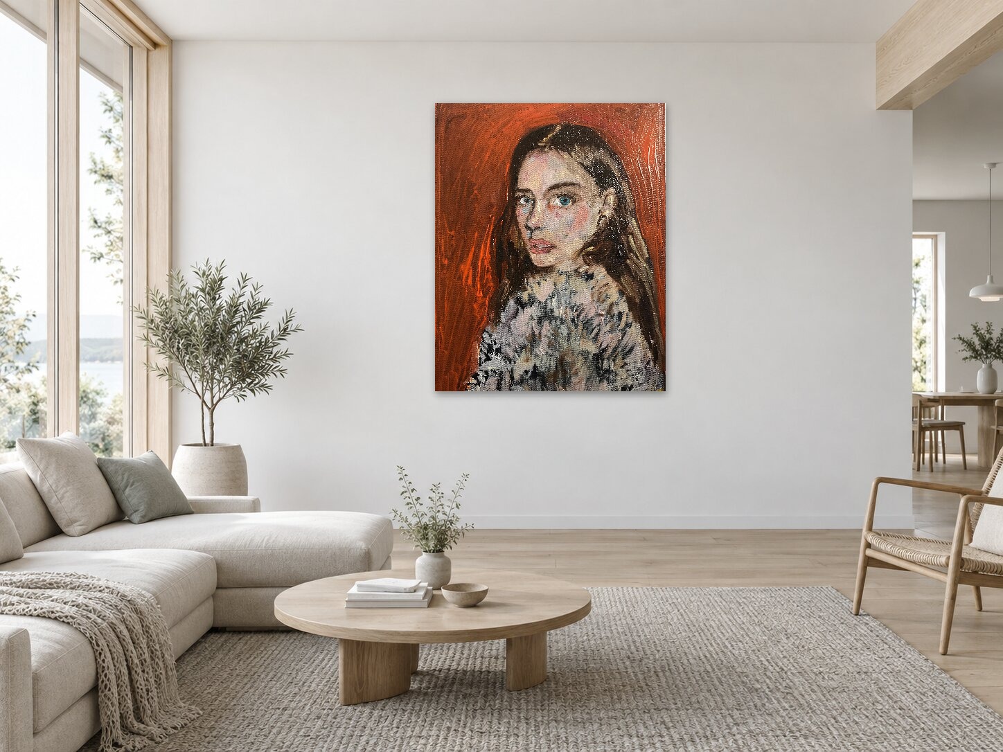 New portrait oil on canvas, thanks for following and have a lovely day X