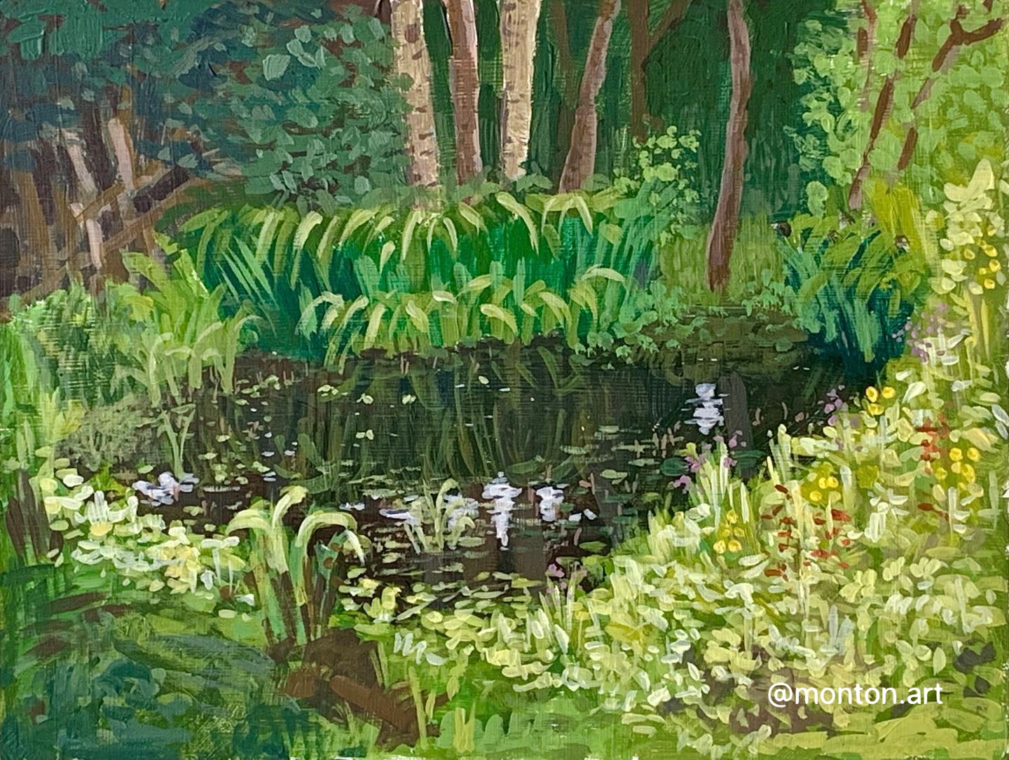 🔴 SOLD

Pond at Three Sisters park, acrylic on 12x9” panel. Available for £50...