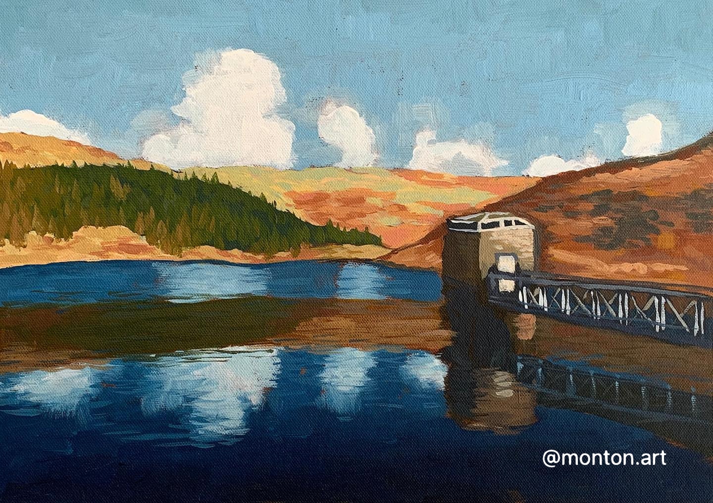 🔴 SOLD. Another of Dovestones reservoir. The water is like a mirror, absolutely...