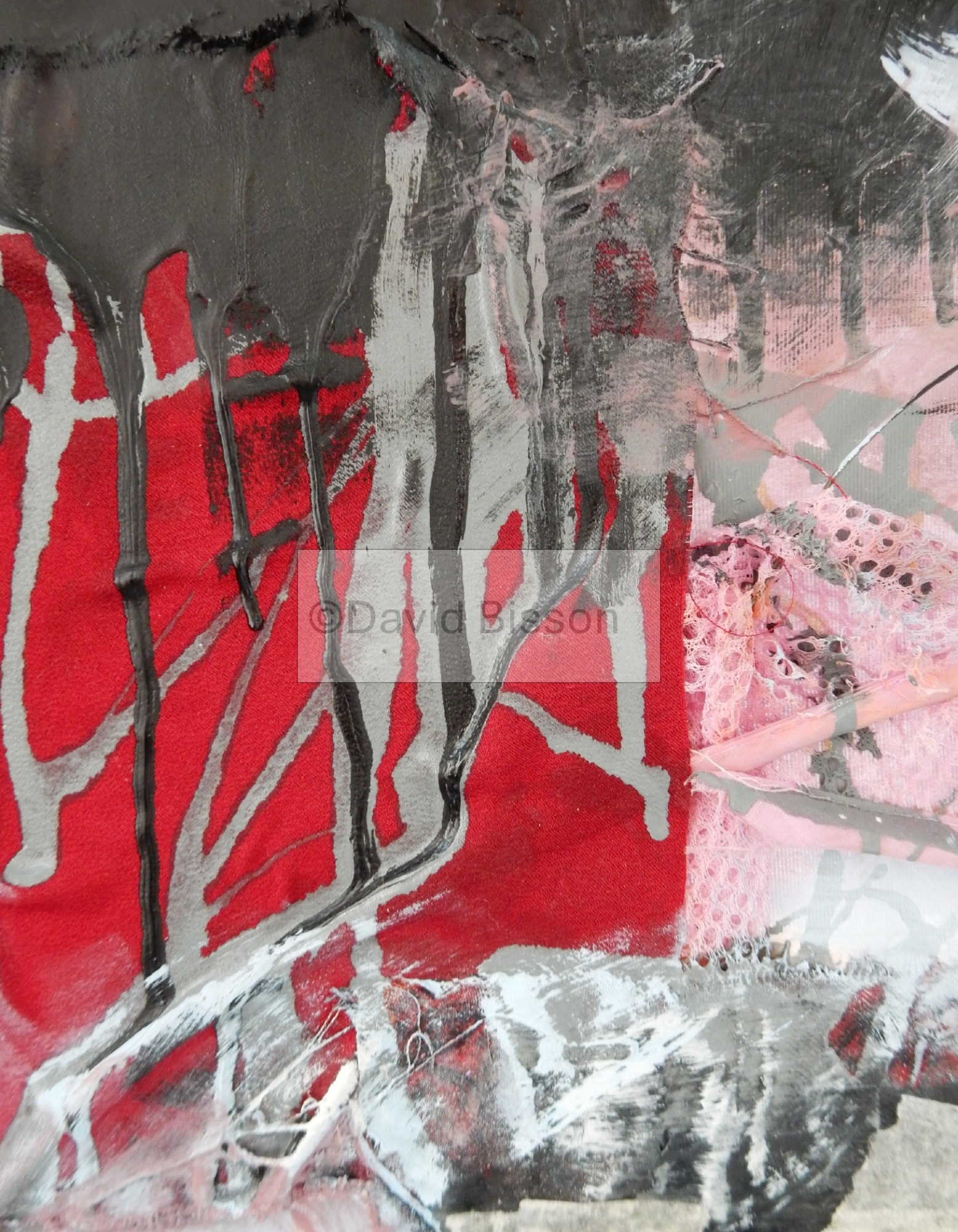 Tis work is one of two prints taken from my assemblage painting titled "I Miss Y...