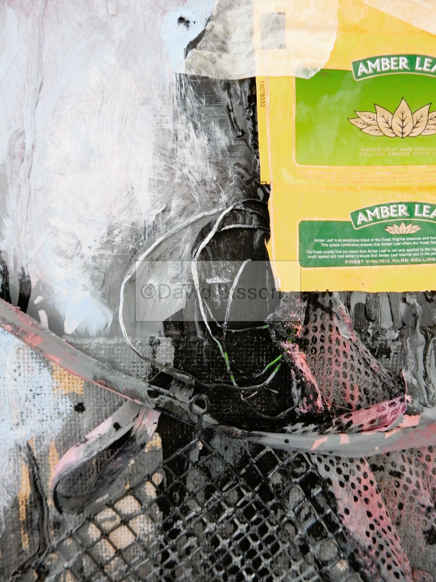 This is the second print taken from the painting/assemblage of the same title I...