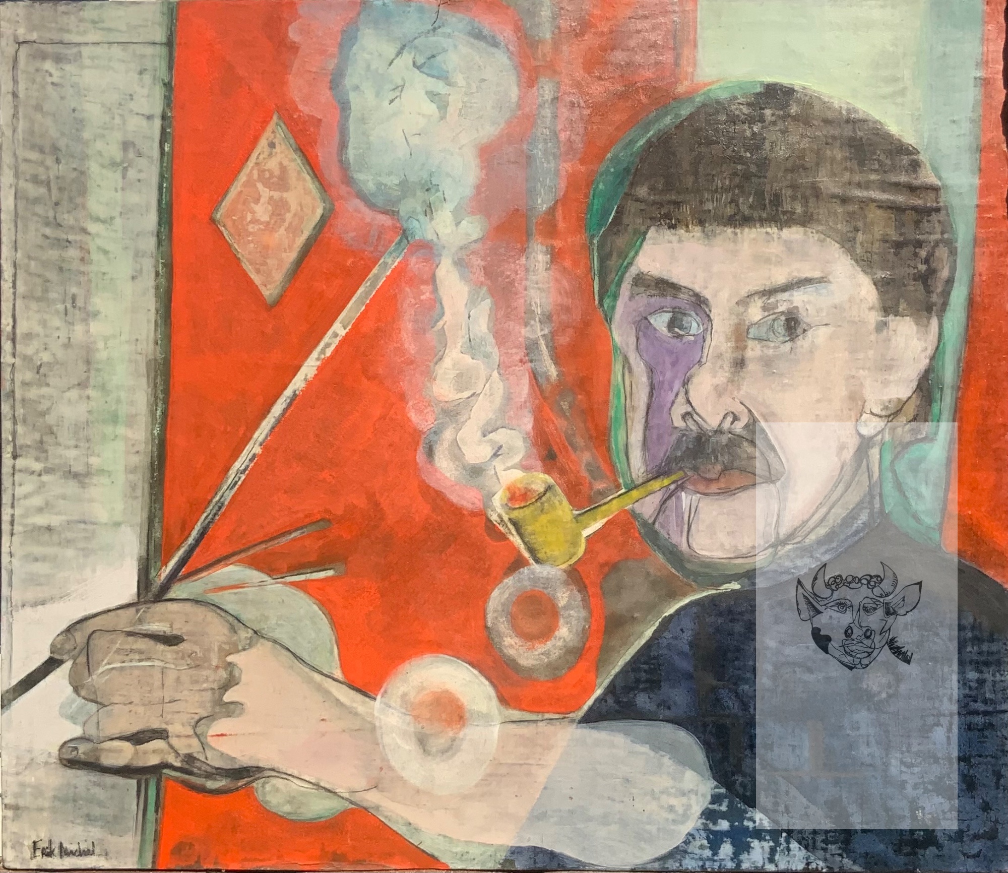 This painting was painted in the 1970’s