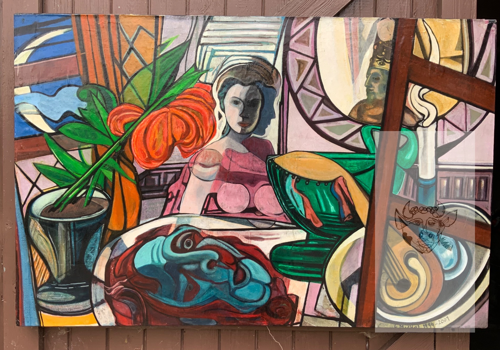 Painting has been waxed
Postage not included
