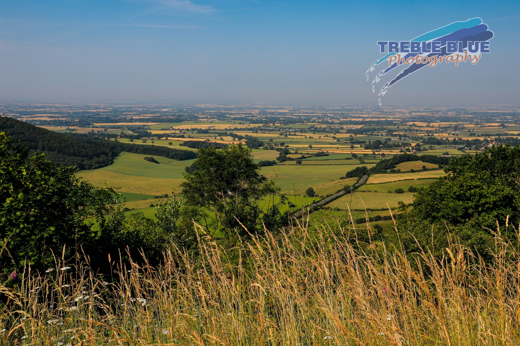 despite being a little hazy in the distance, this view afforded a view for miles...