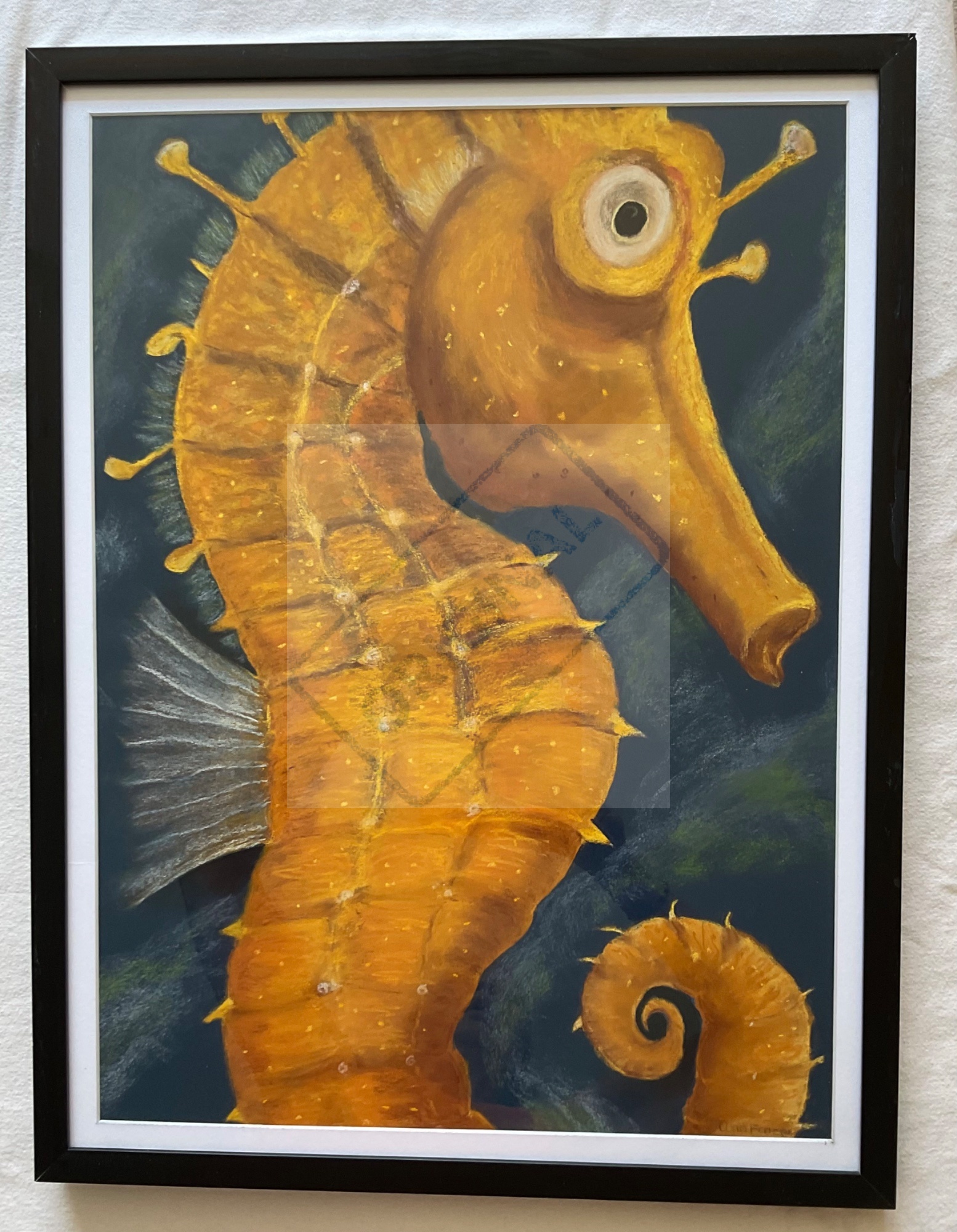 This piece brings the viewer into immediate striking proximity with one of the o...