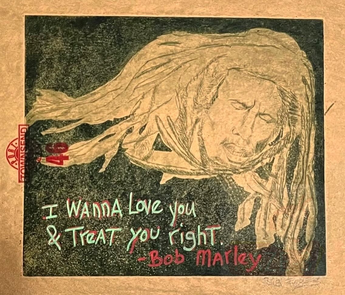 Robert Nesta Marley 
February 6, 1945 – 11 May 1981
Limited print of 10 pcs